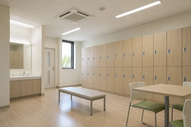 学校の更衣休養室のイメージ